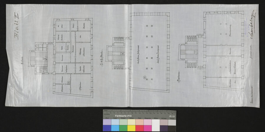 Plan zum Bau eines Pressvereinsgebäudes im Garten des Stiftes Linz (2) 1902