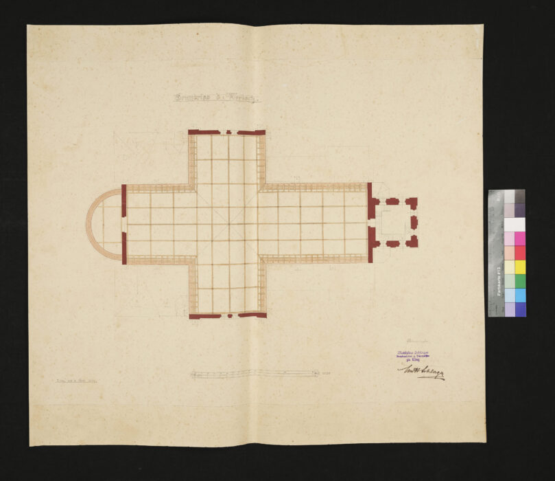 Plan und Riss für die neue Kirche Kleinmünchen 6.5.1904 (5)