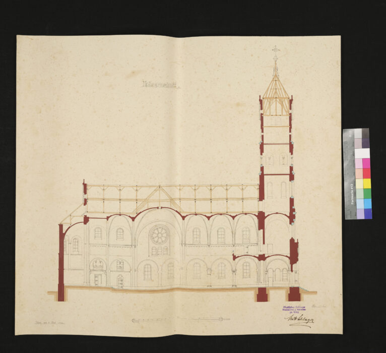 Plan und Riss für die neue Kirche Kleinmünchen  6.5.1904 (8)