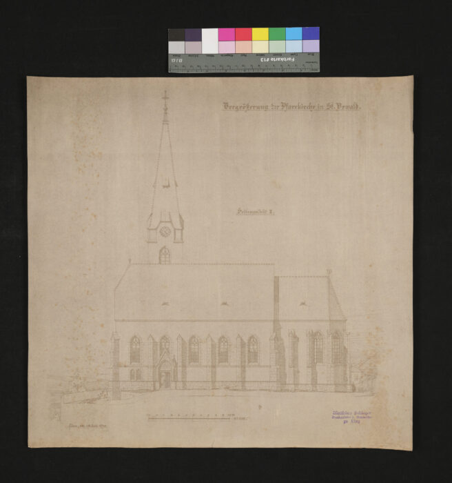 Umbau der Pfarrkirche zu St. Oswald 16.7.1908 (2)