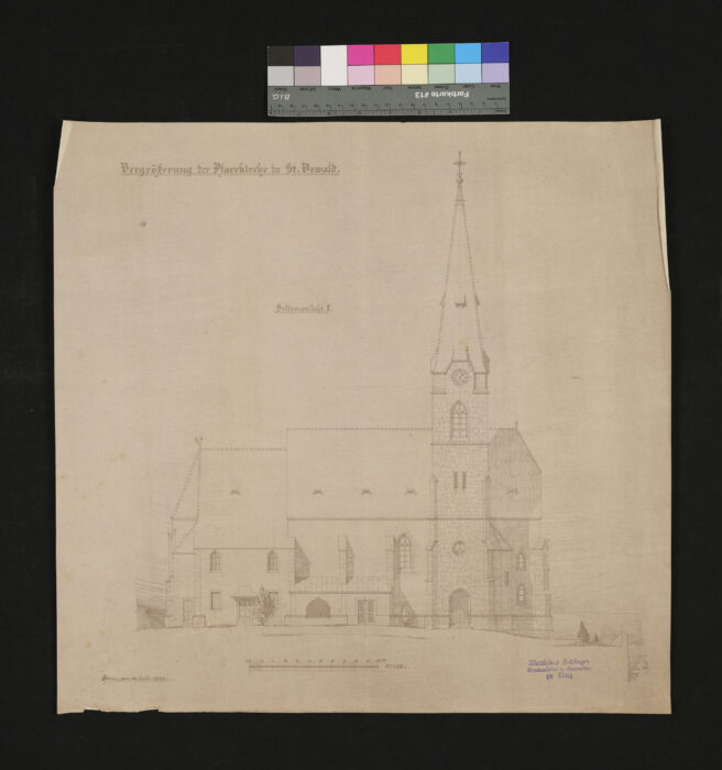 Umbau der Pfarrkirche zu St. Oswald 16.7.1908 (3)