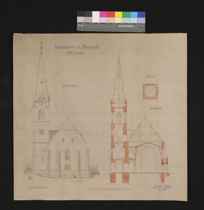 Umbau der Pfarrkirche zu St. Oswald 16.7.1908 (6)