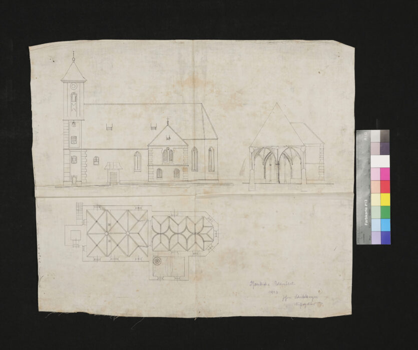 Pfarrkirche Goldwörth 1903