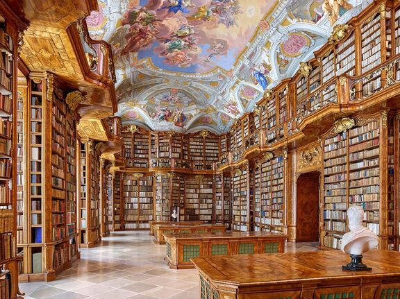 Stift St Florian Bibliothek Pedagrafie klein