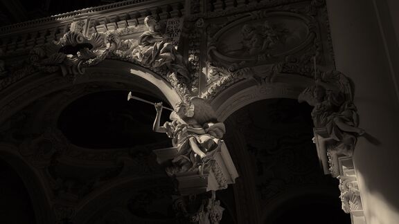 Stiftsbasilika St Florian Engel Sw ©Andreas Etlinger