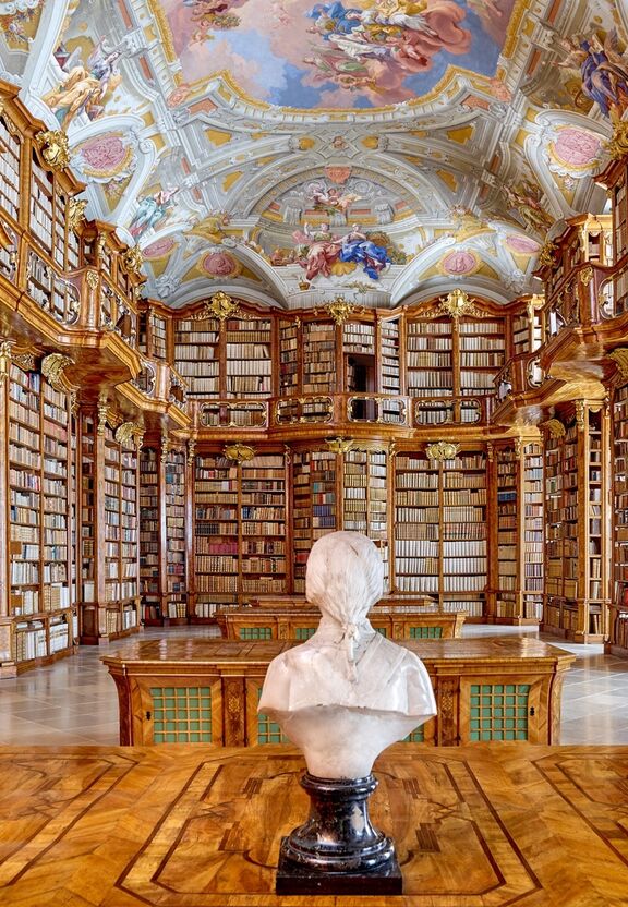 Stift St Florian Bibliothek @Pedagrafie