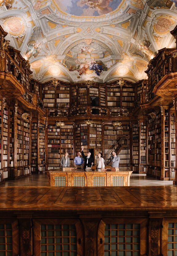 Stift St Florian Führung Bibliothek ©Doris Himmelbauer