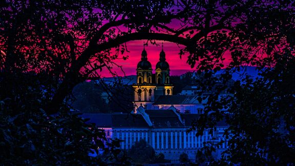 Stift St Florian Stift Nacht @Werner Kerschbaummayr