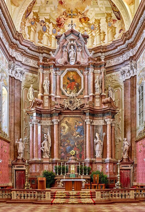 Stift St Florian Hochaltar ©Pedagrafie Stift St Florian Hochaltar ©Pedagrafie