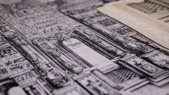 Chorherrenstift grafische Sammlung Grafik Detail ©Himmelbauer