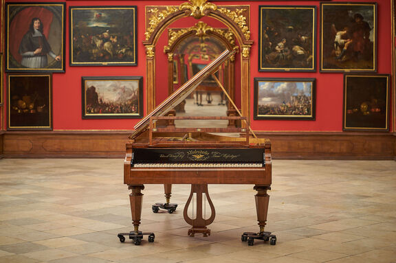Stift St Florian Barockgalerie Anton Bruckners Klavier Farbe ©Andreas Etlinger Stift St Florian Barockgalerie Anton Bruckners Klavier Farbe ©Andreas Etlinger