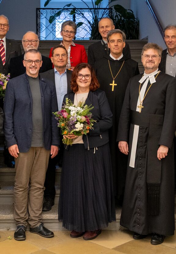 Gruppenfoto mit Propst Sonnleitner