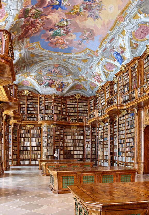 Stift St Florian Bibliothek Pedagrafie